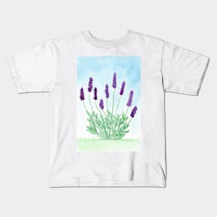 Lavender plant Kids T-Shirt